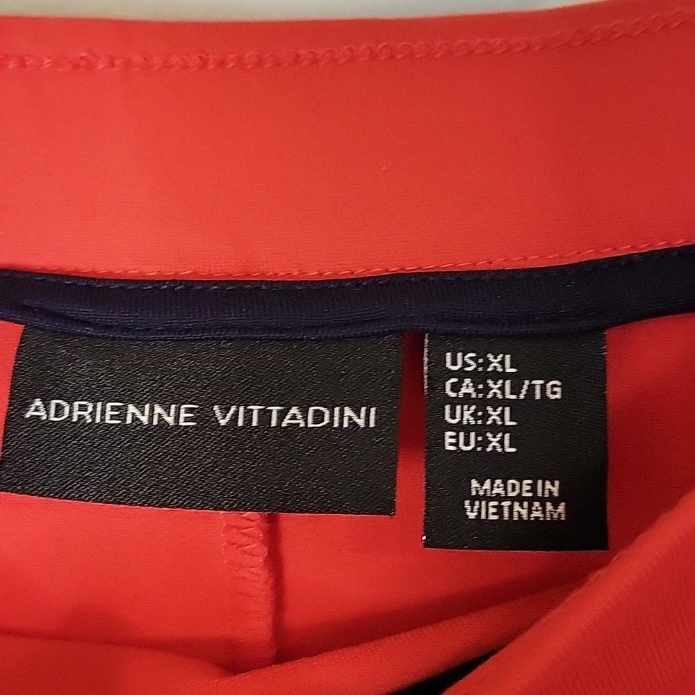 Adrienne Vittadini Skirt XL Coral Pink A-Line